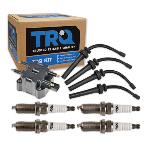 TRQ Ignition Coil and Spark Plug Kit 6 Piece Iridium Spark