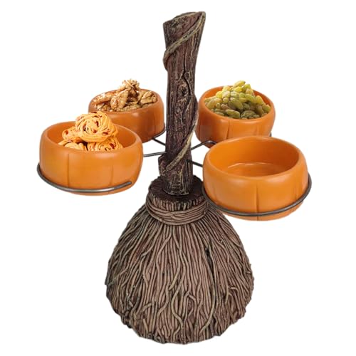Présentoir de service de vaisselle d'Halloween cadeau déco de table sorcière - 2