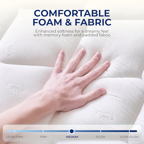 Image of Neo Sleep Full Size Mattress, 10 Inch Hybrid Comfort & Supportive Mattress in a Box, Cooling Gel Memory Foam and Pocket Springs with Pressure Relief, CertiPUR-US Certified, Medium Feel