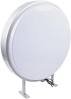 Vista 12 de 20'' LED Double Sided Outdoor Advertising Projecting Light Box, Waterproof Round Light Advertising Board Billboard for Printed Illuminated Sign