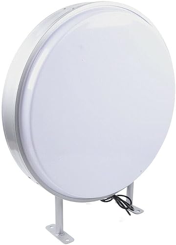 Vista 12 de 20'' LED Double Sided Outdoor Advertising Projecting Light Box, Waterproof Round Light Advertising Board Billboard for Printed Illuminated Sign