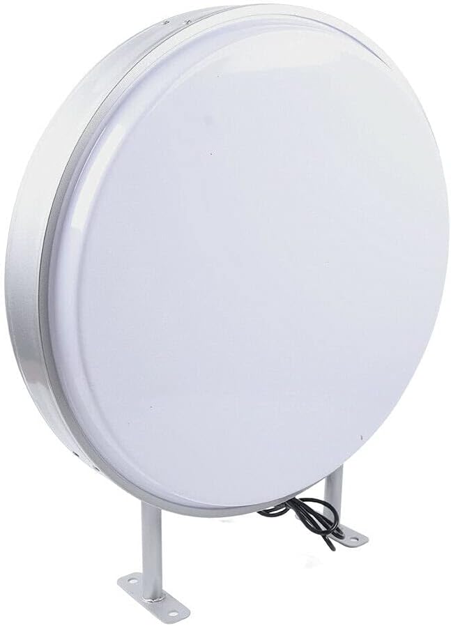 Caja de luz LED redonda doble faz 24 pulgadas miniatura 7