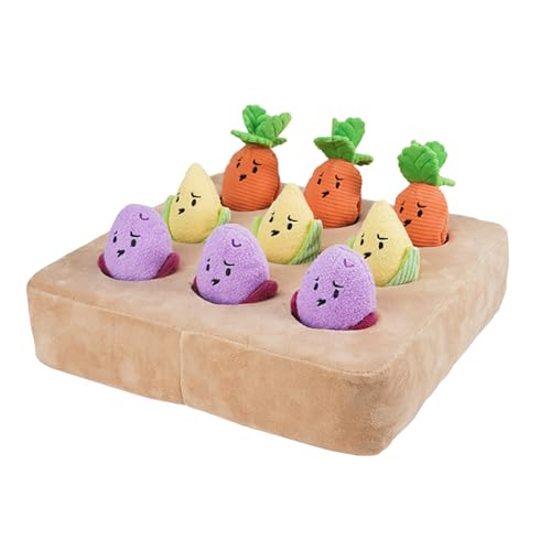 Hunde Schnüffelspielzeug - Interaktives Quietschkissen | Mentales Förderungsspielzeug für Hunde | für den Innenbereich, Zuhause, Reisen, Katzen, Welpen, kleine