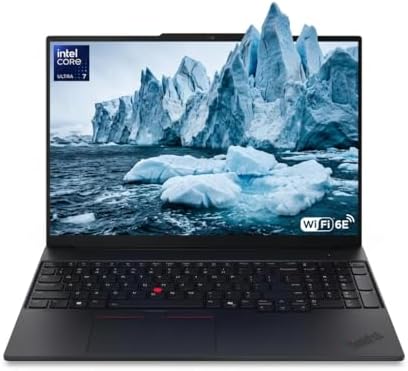 Lenovo ThinkPad E16 Gen 3 16" WUXGA 1920x1200 IPS Laptop 16-Core Intel Ultra 7 255H 32GB DDR5 2TB SSD Intel Arc 140T Graphics Shared Thunderbolt 4 Wi-Fi 6E 720p HD Camera Win11 Pro w/ONT 32GB USB