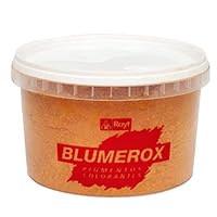 Rayt 1181-71 Pulver für den Innen- und Außenbereich, weißer oder grauer Zement, Kalk und Gips, sehr hohe Färbekraft, erstklassige Pigmente, Lachsfarbe 03, 450 g