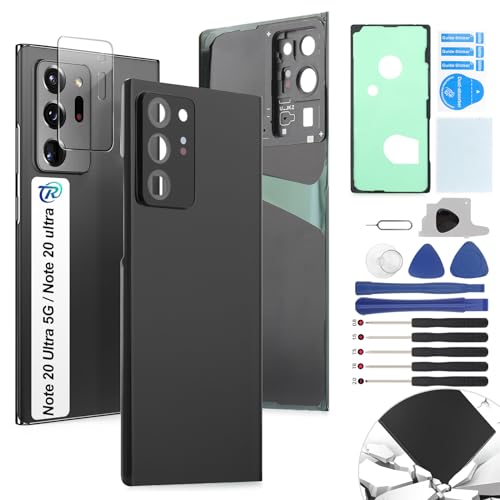 RongZy Coque Arrière pour Samsung Galaxy Note 20 Ultra Batterie Couvercle Rechange pour Galaxy Note 20 Ultra 5G Cache Batterie pour Téléphone de...
