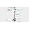 CS Unitec MGV 120 4.5 Stainless Steel Mixing Paddle for Chemicals, Paint, Concrete, Grout, Dry Materials and Liquids