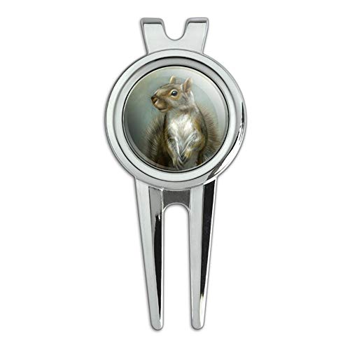 GRAPHICS & MORE Mischievous Squirrel Golf Divot Repair Tool and Ball Marker