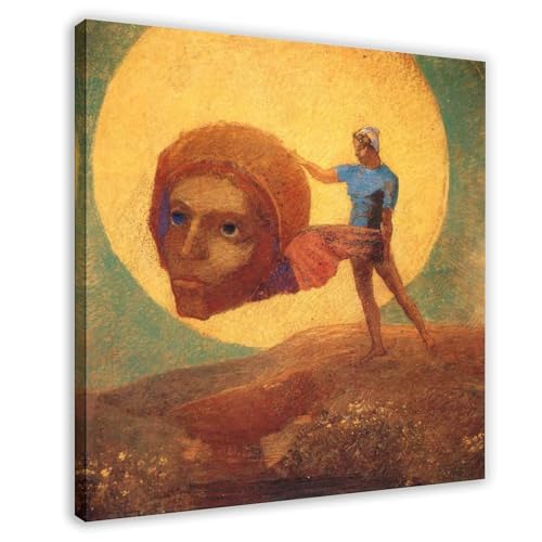 Toile Odilon Redon WCYB 71x71 cm | Idée décoration murale pour salon moderne