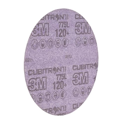 3M 86821 Cubitron II Hookit Filmscheibe 775L, 120+, ungelocht, 150 mm (50-er Pack)