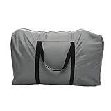 LIFKOME Verdickte Oxford Gewebetasche Große Mehrzweck Aufbewahrungstasche Für Kleidung Umzugstransport Grau 100l