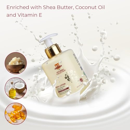 Image of Boericke & Tafel Moisturizing Body Lotion - With Shea Butter,Vitamin E & Coconut Oil | Non greasy formulation for glowing, smooth & hyderating skin| Suitable for all skin types -300 ml (Pack of 1)