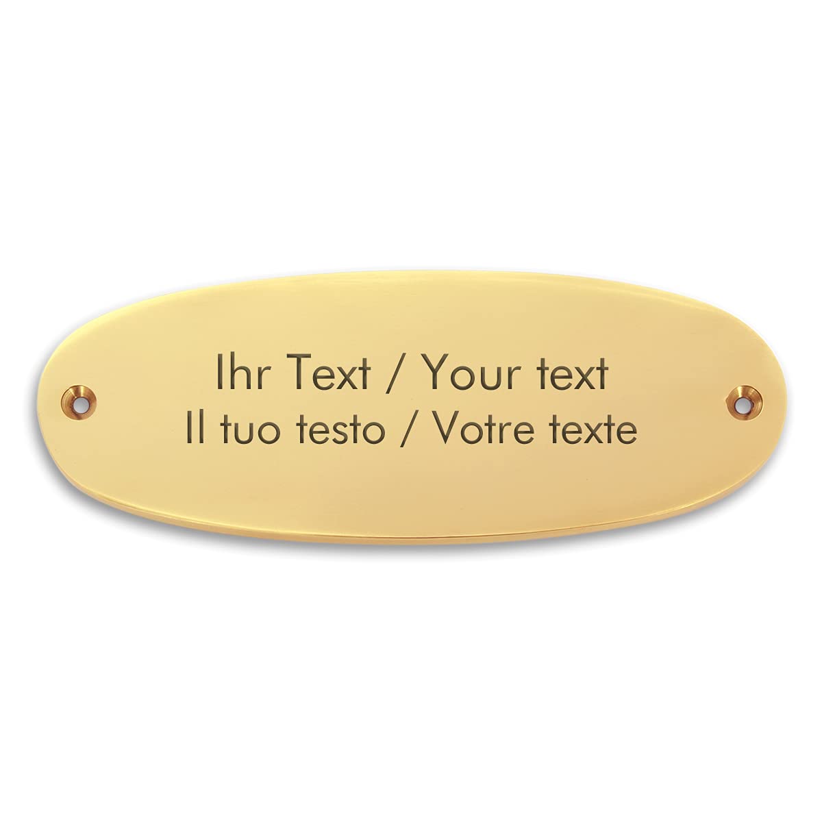 Messing od Alu Namensschild 85 x 20 mm mit Gravur Türschild Schild Klingelschild Messing od Alu Namensschild 85 x 20 mm mit Gravur Türschild Schild Klingelschild