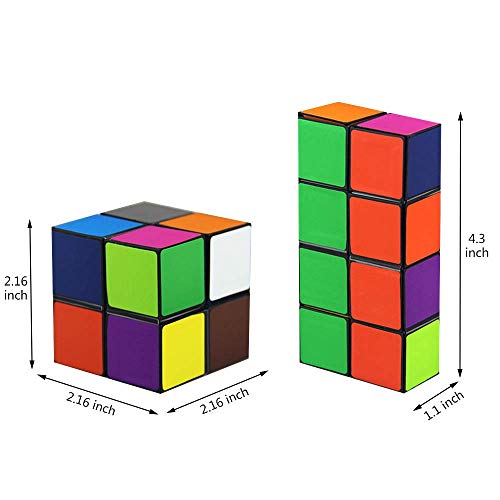 Euclidean Cube Juego de cubos mágicos con forma de cubo de estrella, cubos transformadores para niños y adultos