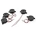 Aexit 5Pcs DC Security & Surveillance 12V Wire Leads Industrial Audio Active Electronic Horns & Sirens Alarm Buzzer