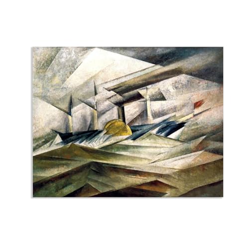 Tableau Impression sur Toile Whelaler Side II de Feininger | Qualité Musée 90x70cm