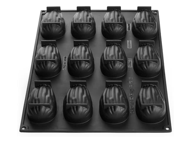 Pavoni Molde silicona Almond PX43133 12 porciones individuales de 120 ml - Pavoflex Emmanuele Forcone