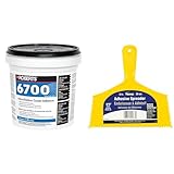 ROBERTS 6700-1 1 Gallon Indoor/Outdoor Carpet/Artificial Turf Adhesive & Homax Group Inc HOMAX Products 83 Outdoor Carpet Adhesive Spreader Notch, 8-Inch Wide