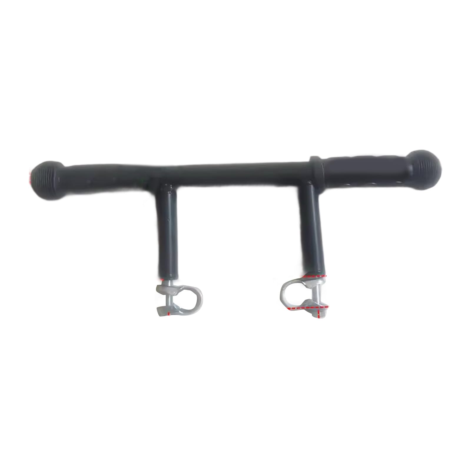Pushchair Handle Extension Rod for Taller Parents Quick Installation Strollers Handle Extender with 1pc Or 3pcs Clamp Strollers Accessory