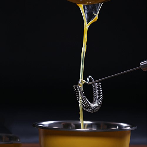 Tafond Kitchen Whisk Spiral Egg Beater Spring Sauce Whipper For Blending Mixing Stirring, Non-Stick Stainless Steel, 11.2 Inch #TOP3