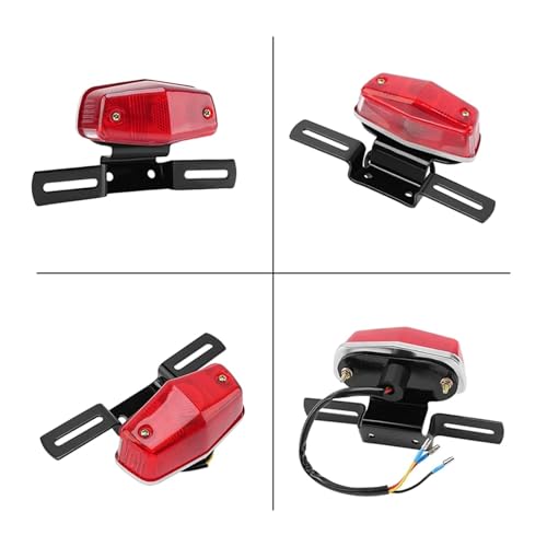 Feu arrière de moto LED Harley Bobber Chopper avec support de plaque - 3