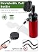 Oasser Golf Club Cleaner Golf Club Brush with Retractable Clip and Squeeze Water Bottle 10.5 Inches Holds 5 Oz of Water, Golf Accessories for Men Women, Essentials Golf Gifts for Men, Red