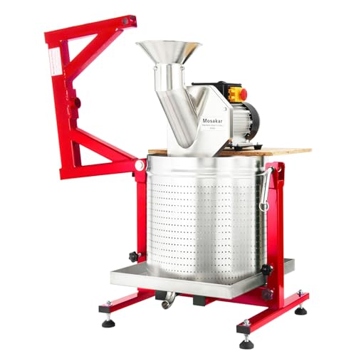 10.6 Gallon / 40L Hydraulic Fruit Press and 550W Apple Grinder Combo