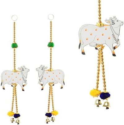Set of 2 Door Hanging 30 Fabric Birds Tota String with Bell for Festival Christmas Decorations New year Gifts Home Office Wall Bedroom Kids Room Home Décor Gifting(Size:-48 / 4 Feets Approx