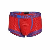 Andrew Christian Trophy Boy Mesh Boxer Rot - Größe XL