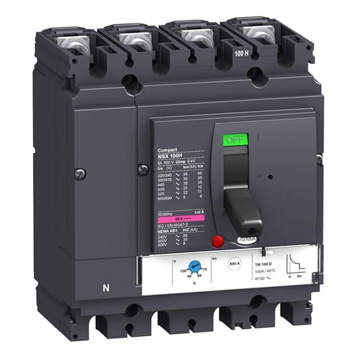 Disjoncteur boîtier moulé contre les surcharges 50A LV429683