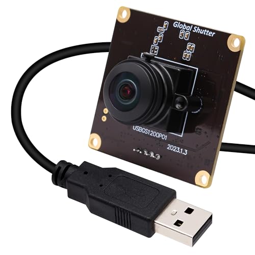 Caméra obturation globale USB 1200P 90 fps grand angle 200 degrés AR0234