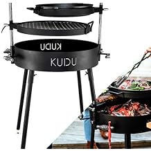 KUDU Grill - Open Fire BBQ Grilling System, Portable Charcoal Grills