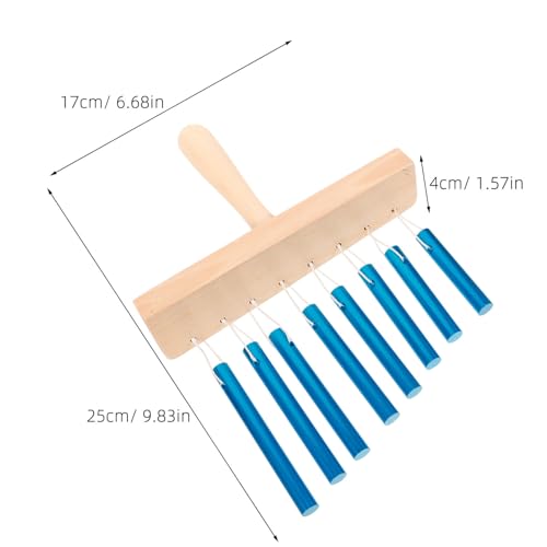 Carrilhão De Mesa Com 8 Notas Carrilhão De Instrumento De Percussão De 8 Barras Com Martelo Brinqued