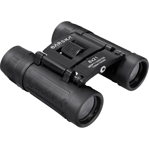 Binoculares compactos Barska 8x21 con prisma Roof miniatura 1