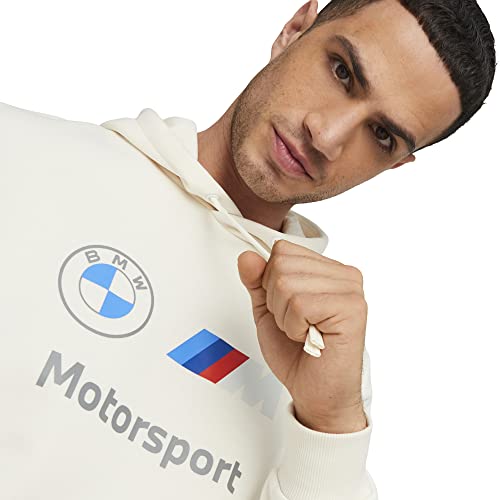 PUMA BMW M Motorsport Essentials Felpa con Cappuccio in Pile Uomo - immagine 6