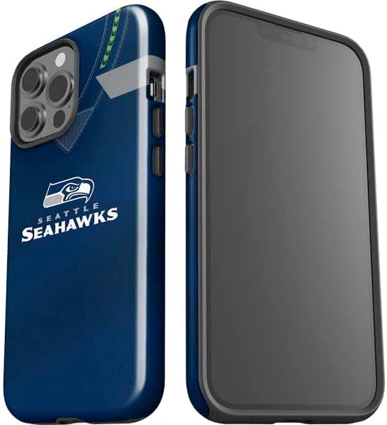 Skinit Impact Phone Case Compatible with iPhone 15 Pro Max - Officially Licensed NFL Seattle Seahawks Team Jersey Design