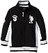 U.S. Polo ASSN. Big Boys' Fleece Mock Neck Jacket With Striped Ribbing