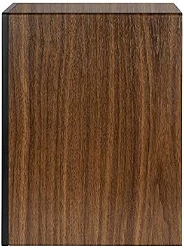 ELAC Debut Reference B6.2 Bookshelf Speakers - (Pair) Black Baffle, Walnut Cabinet