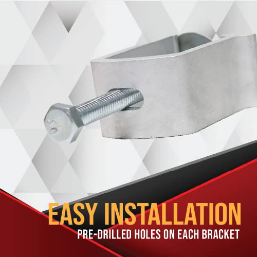 Boxer Tool Box Clamp 4 Pack - Heavy Duty Universal Aluminum Tie Down Clamps For Tool Boxes, Trucks, Campers, Truck Bed, Mounting Kit #TOP5