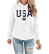 REVETRO Women Hoodie Graphic Tie Dye Sweatshirt Casual Long Sleeve Drawstring Pullover Tops with ...
