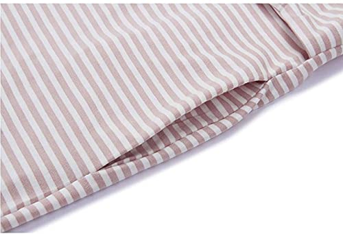 MEROKEETY Women's 2026 Summer Sleeveless Striped Casual Dress Crew Neck Tie Waist Mini T Shirt Dresses with Pockets