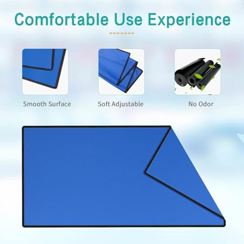 Image of Lead Xray Blanket 0.5mmpb 24 inch*48 inch - Lead Lined X-Ray Protection Blanket Shield Large Dental Xray Blue Blanket Shielding