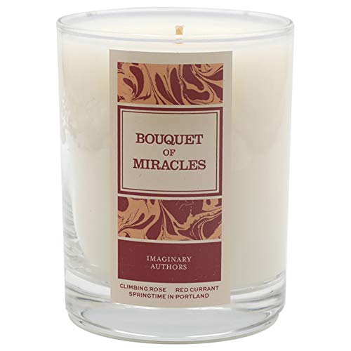 Imaginary Authors Bouquet of Miracles Scented Soy Blend Candle with Cotton Wicks, 55 Hour Burn Time, 11 Oz
