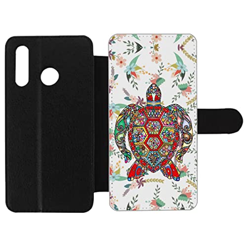 Etui Huawei P30 Lite Tortue pour sublimer votre smartphone fleuri