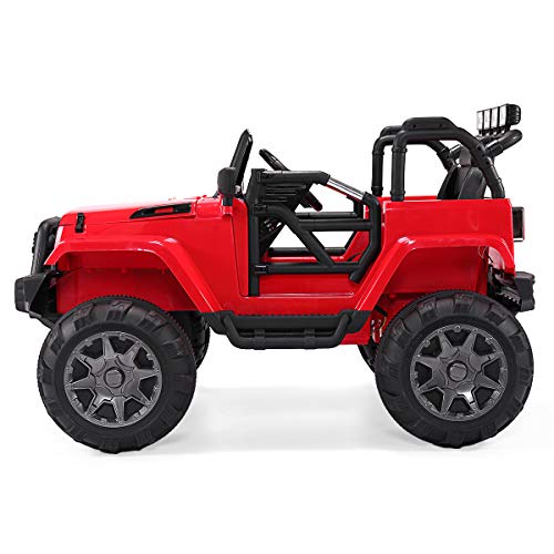 image for BWM.Co Kids Ride On Large Truck Battery Powered Electric Vehicle w/ Re