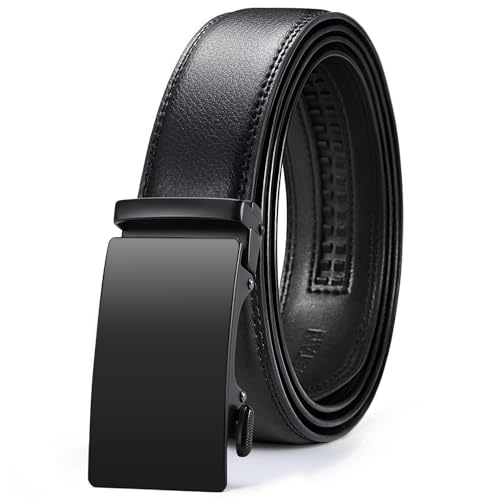 VATAN Men's Belt Leather Ratchet Belt for Men Dress Casual ...