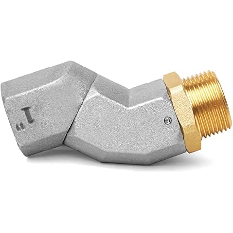1PCS 1 Inch Fuel Hose Swivel 360 Rotating Connector,1" NPT Fuel Swivel for Fuel Nozzle Multi Plane Fuel Plane Swivel Cover