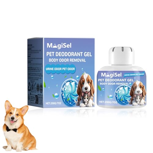 Neutralizador de Olores y Manchas Perros, Gel Desodorizante para Mascotas, Gel Neutralizador de Olores para Mascotas, Enzimático Eliminador de Olores Mascotas Eco, Elimina Olores Desagradables, 200g