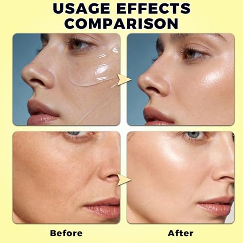 ZANSHI 2 PCS Kojic Acid Turmeric Overnight Mask with 2 Brushes, Moisturizing, Hydrating & Firming Wrapping Mask for Brighten, Radiant & Elastic Men and Women Skin
