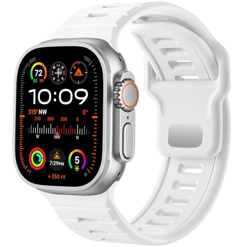 Odbeai Waterproof Silicone Sport Band for Apple Watch (38–49mm)